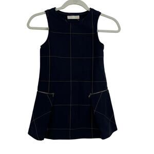 Zara Girls Casual Collection Plaid Sleeveless Dress Sz 6/7